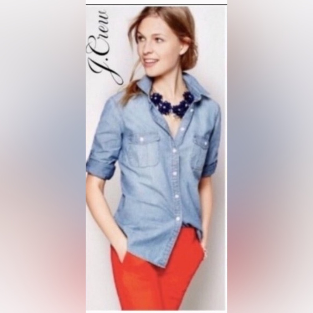 J. Crew Blue Button Down Shirt